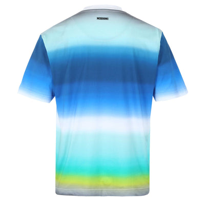 Missoni Gradient T-Shirt in Blue Green Back