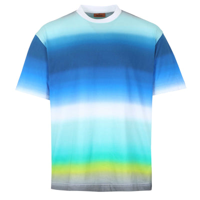 Missoni Gradient T-Shirt in Blue Green