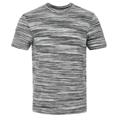 Missoni Space Dye Stripe T-Shirt in Black