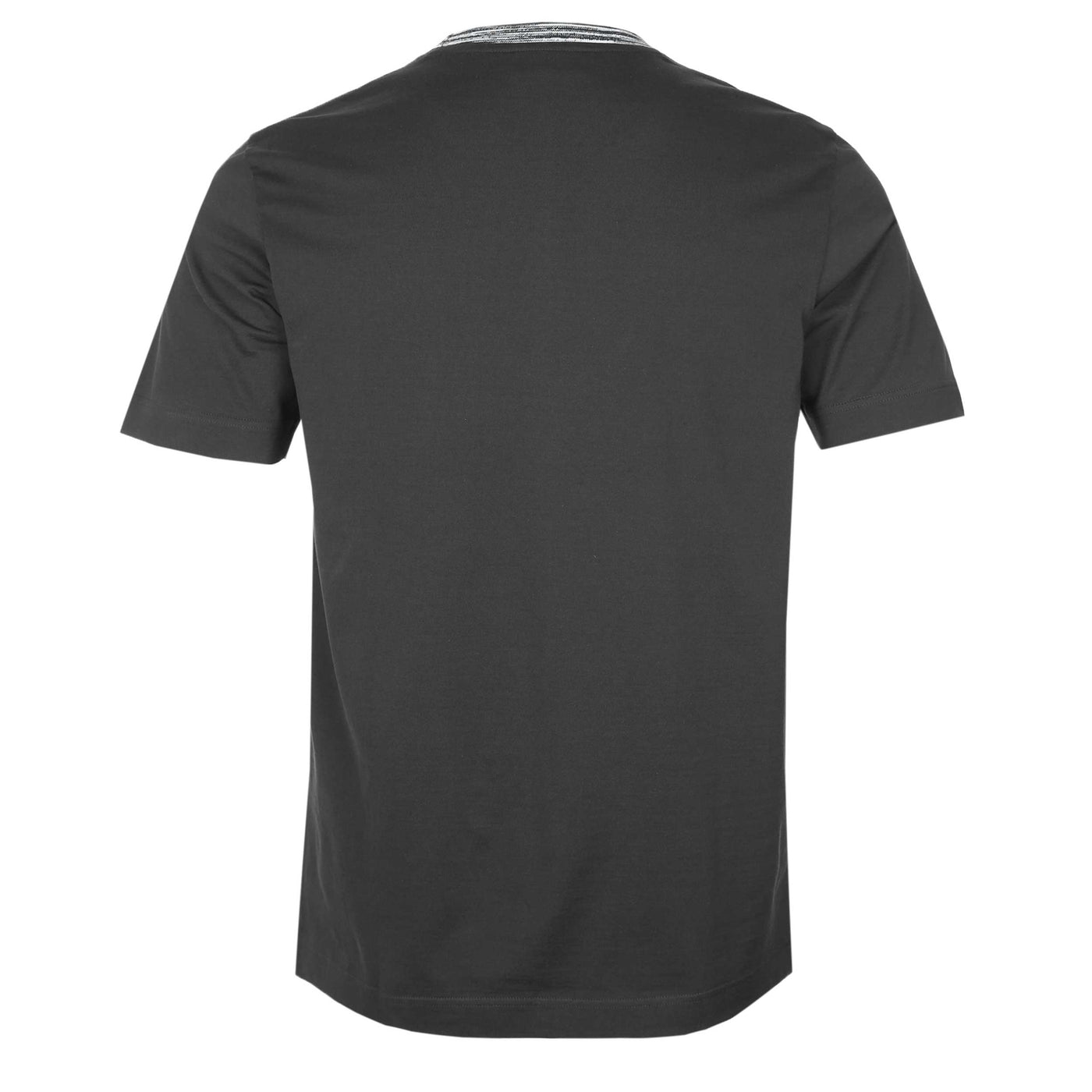 Missoni Stripe Collar T-Shirt in Black Back