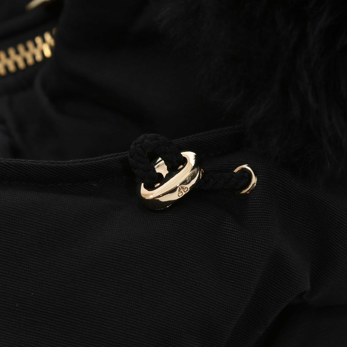 Moose Knuckles 3Q Gold Jacket in Neoshear Black Detail