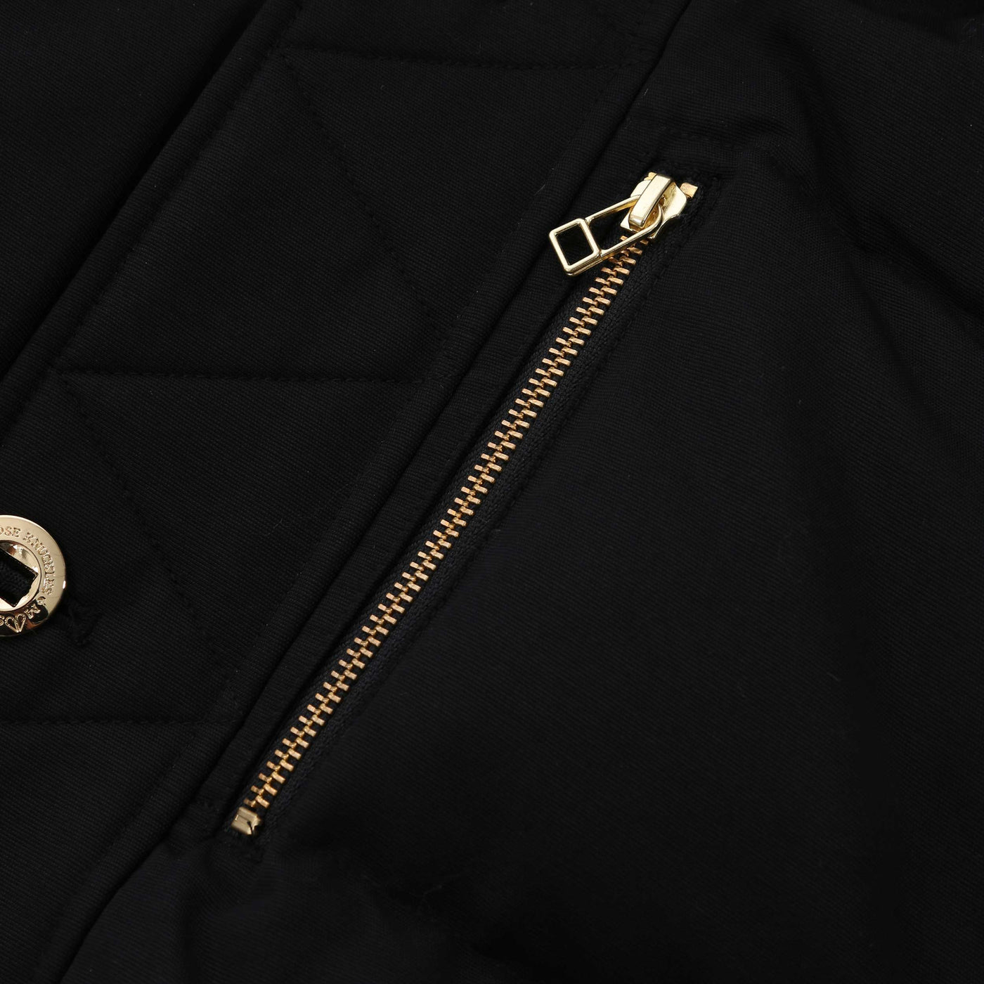 Moose Knuckles 3Q Gold Jacket in Neoshear Black zip
