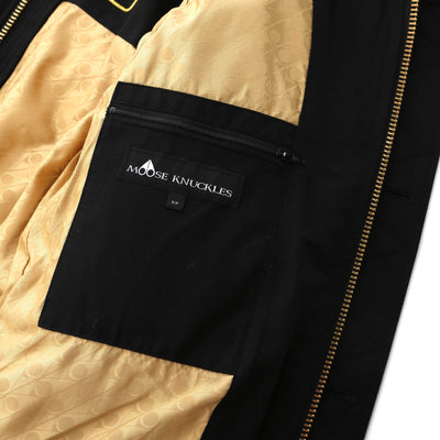 Moose Knuckles 3Q Gold Jacket in Neoshear Black