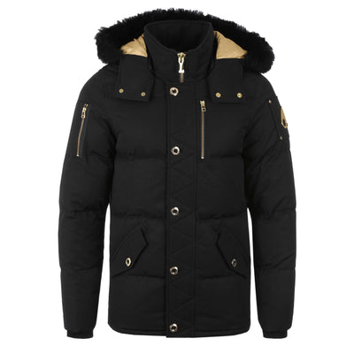 Moose Knuckles 3Q Gold Jacket in Neoshear Black Main