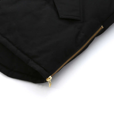 Moose Knuckles 3Q Gold Jacket in Neoshear Black detail