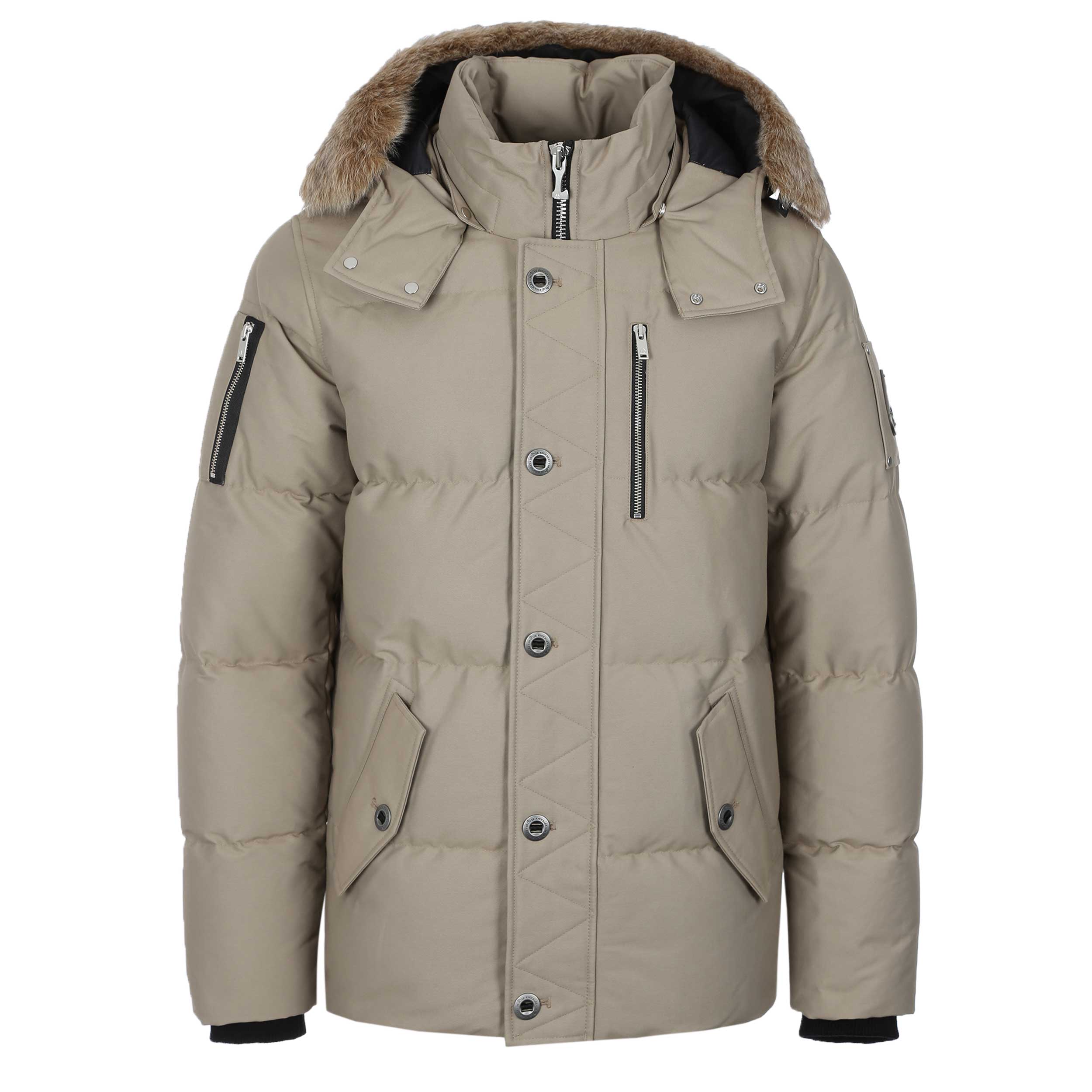 Moose Knuckles 3Q Jacket in Ashen & Bronze Fur