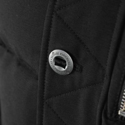 Moose Knuckles 3Q Jacket in Black & Black Fur Button