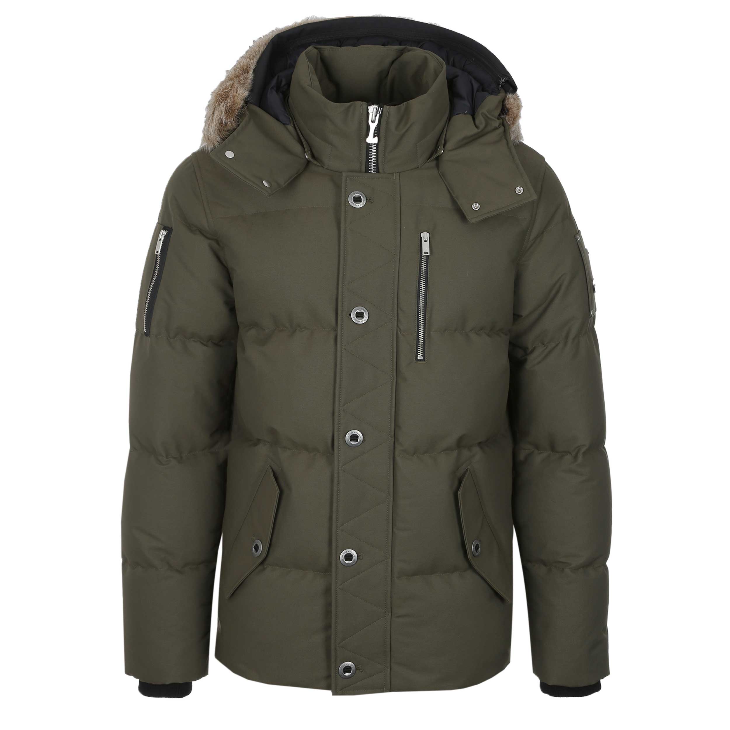 Moose Knuckles 3Q Jacket in Combat & Bronze Fur