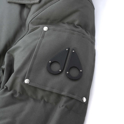 Moose Knuckles 3Q Jacket in Forrest Hill & Black Fur Logo