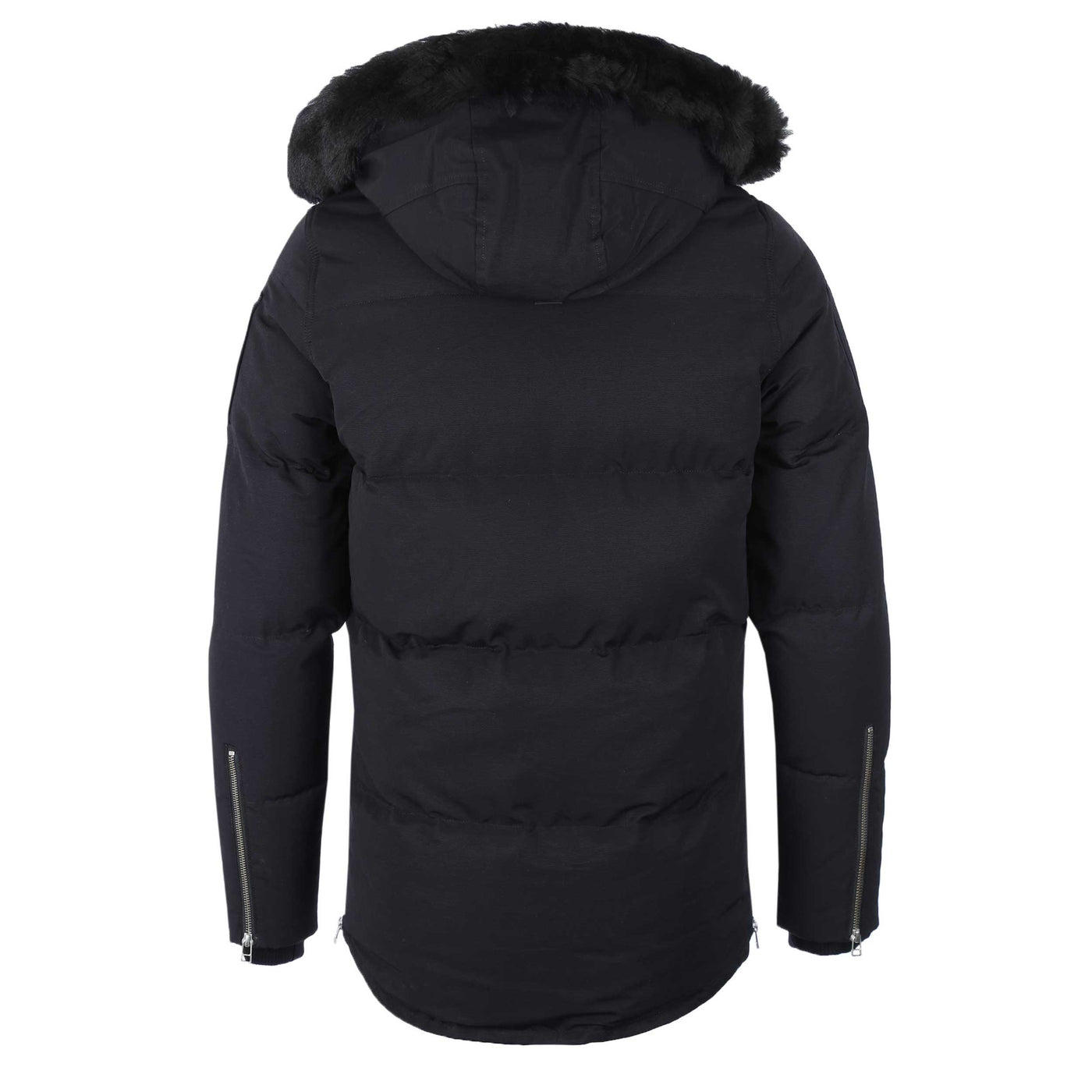 Moose Knuckles 3Q Jacket in Navy & Black Fur Back