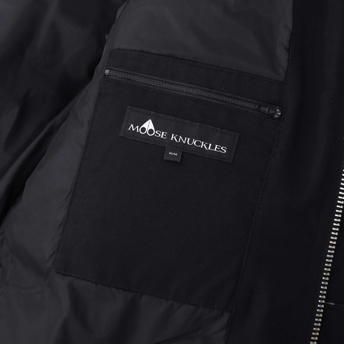 Moose Knuckles 3Q Jacket in Navy & Black Fur Inside