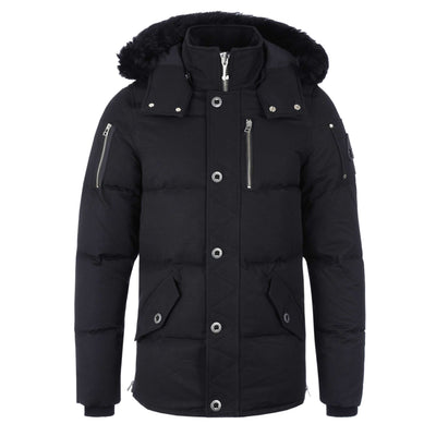 Moose Knuckles 3Q Jacket in Navy & Black Fur Main