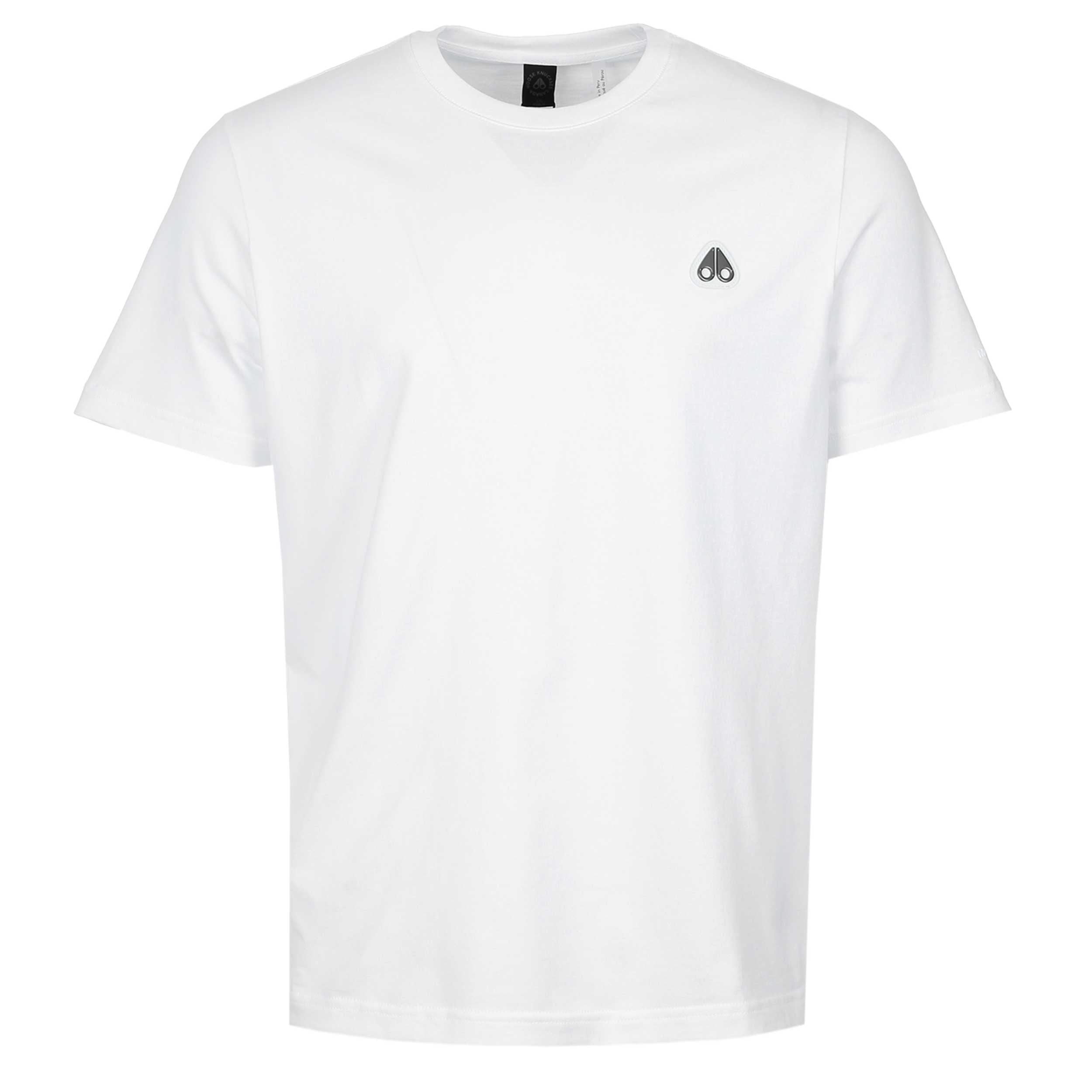 Moose Knuckles Crescent T Shirt in White