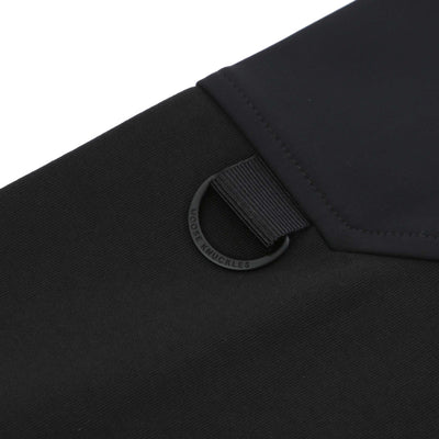 Moose Knuckles Dalon Bomber Jacket in Black Detail