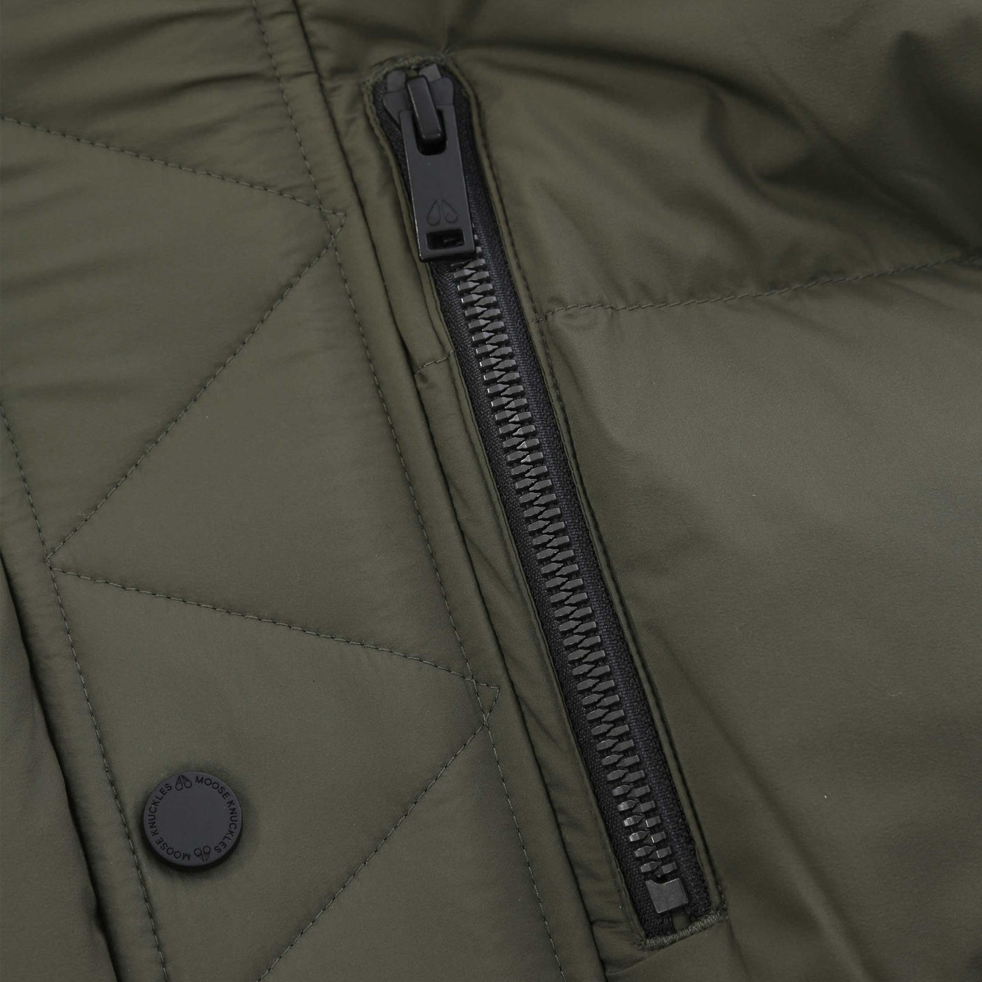 Moose Knuckles Everest 3Q Jacket in Moss Chest Pocket