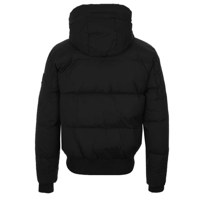 Moose Knuckles Everest Bomber Jacket in Black Back