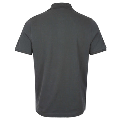 Moose Knuckles Everett Polo Shirt in Cement Back