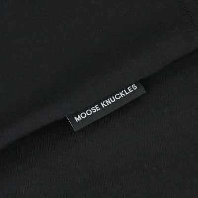 Moose Knuckles Finchley T-Shirt in Black Logo Tab