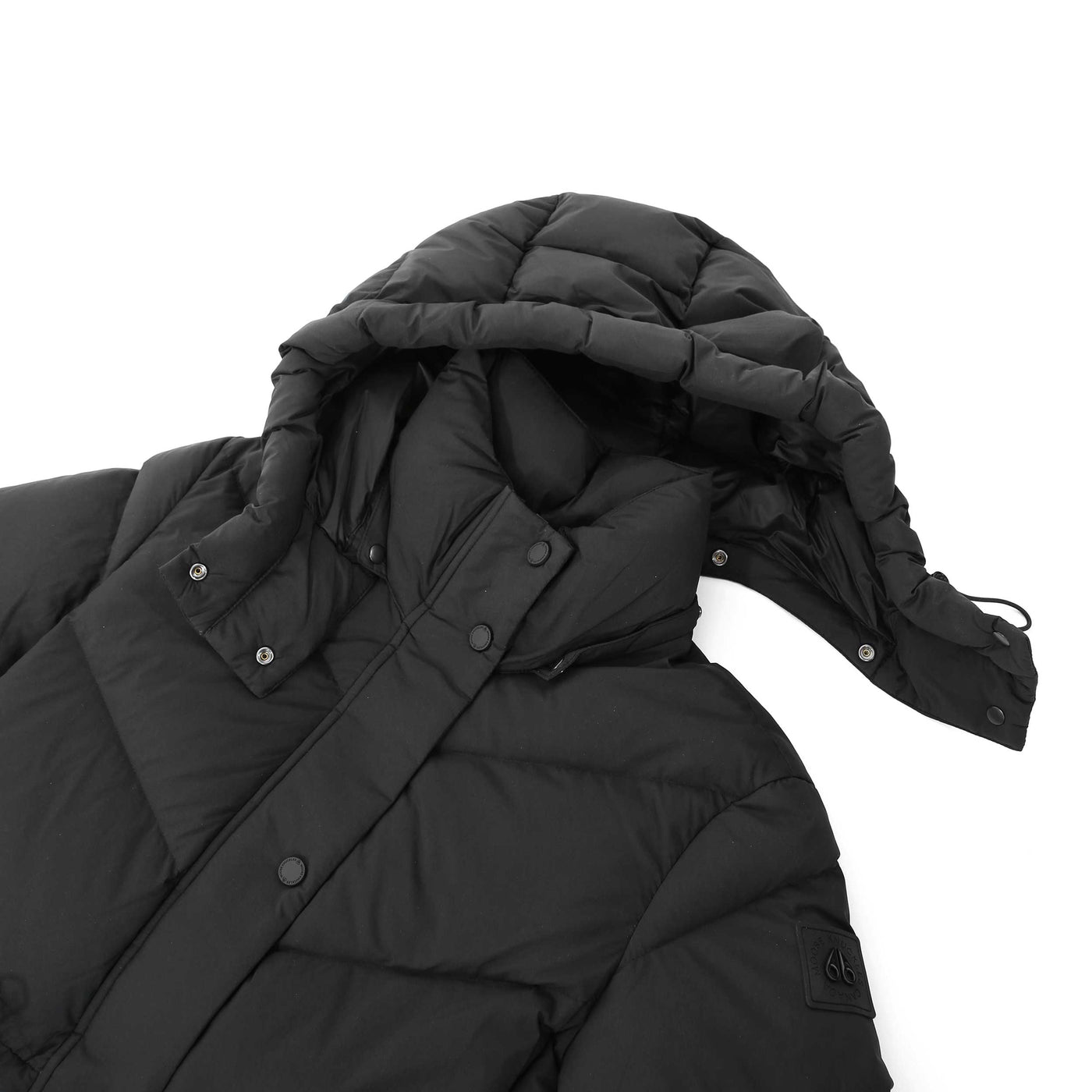 Moose Knuckles Flightweight Belle Cote Ladies Jacket in Black Detachable Hood