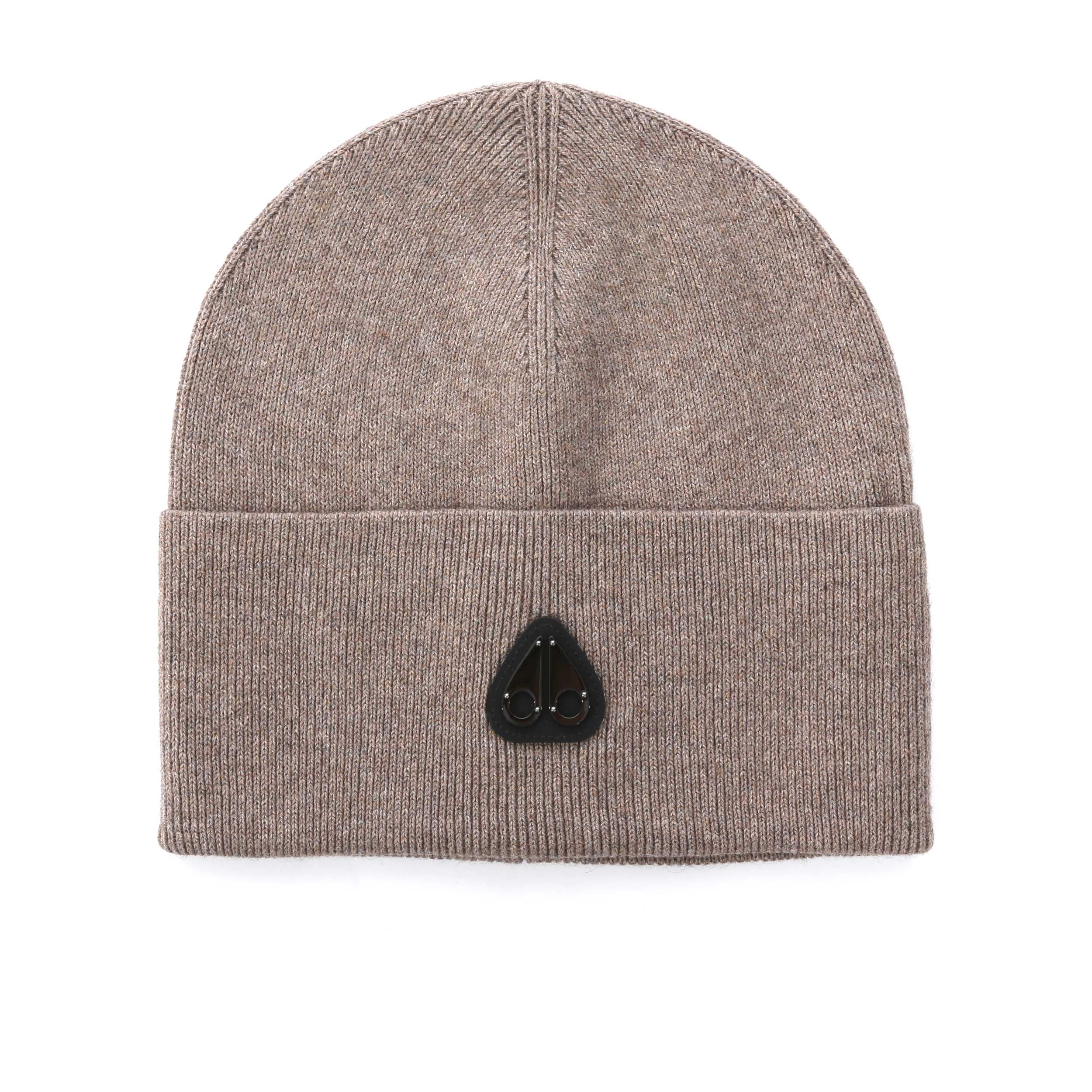 Moose Knuckles Frost Beanie Hat in Ashen