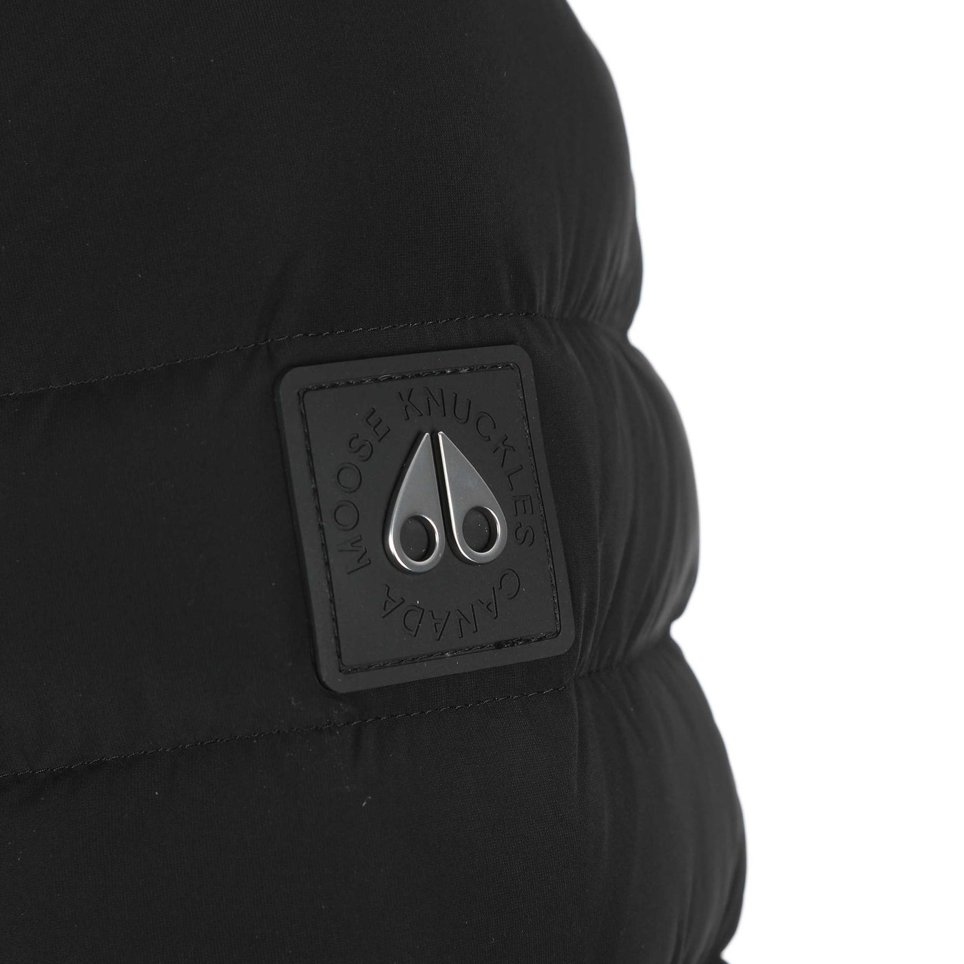 Moose Knuckles Greystone Jacket in Black Logo