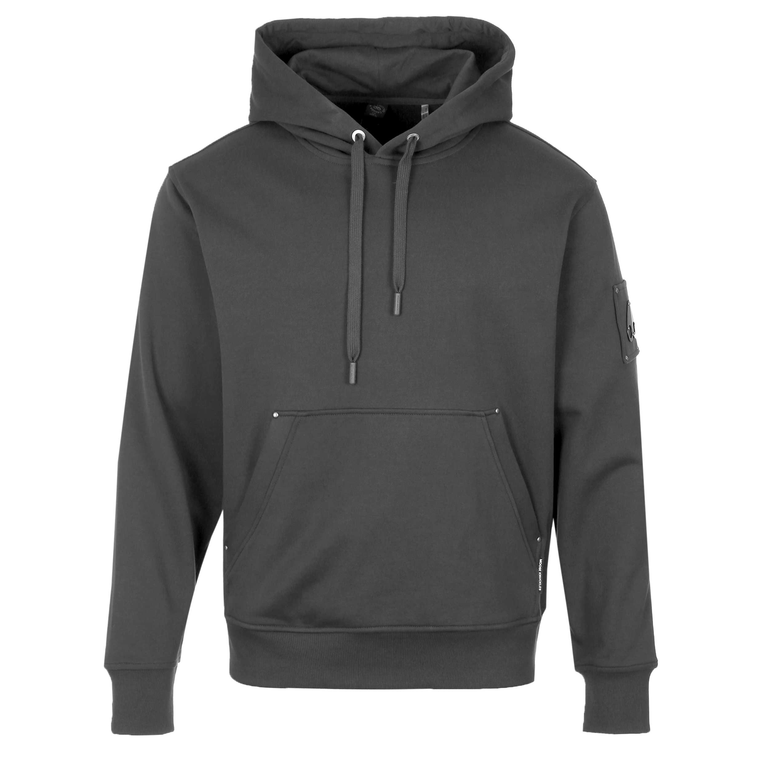 Moose Knuckles Hartsfield Hoodie Sweatshirt in Cement