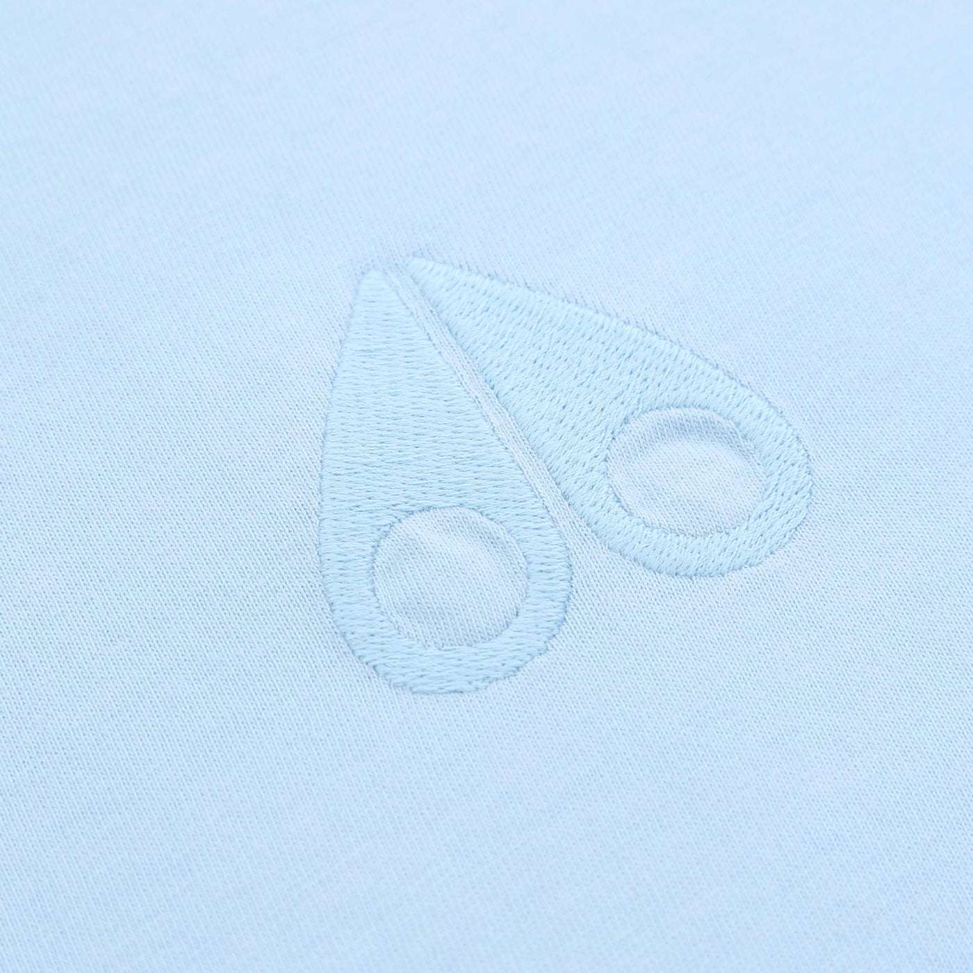 Moose Knuckles Henri T Shirt in Sky Blue Logo