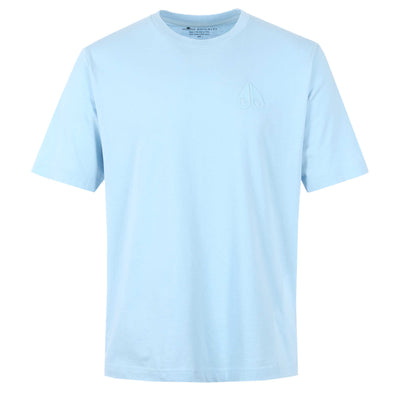 Moose Knuckles Henri T Shirt in Sky Blue