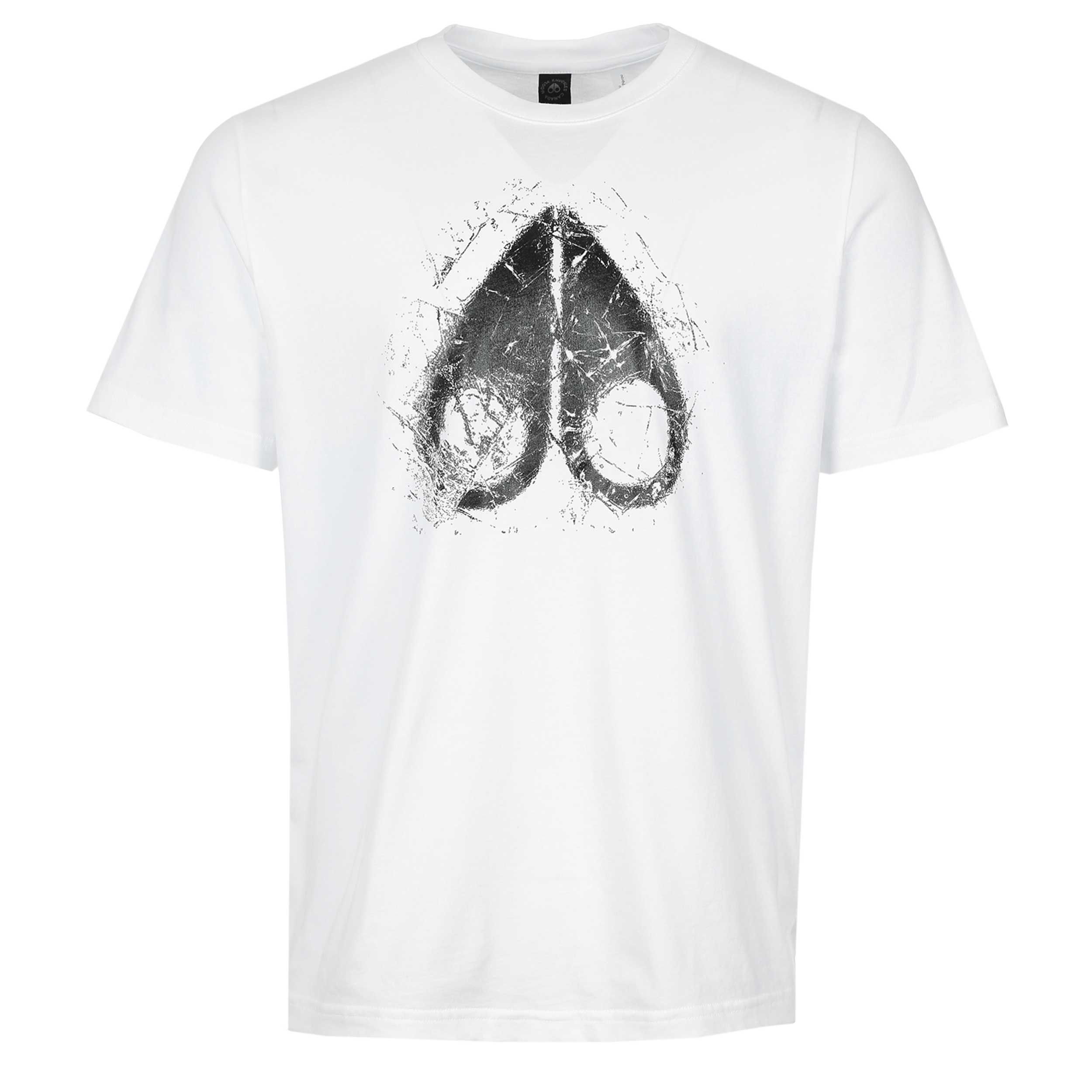 Moose Knuckles Icebreak Logo T-Shirt in White