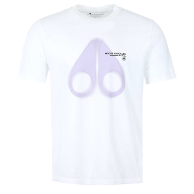 Moose Knuckles Maurice T Shirt in Milky Way