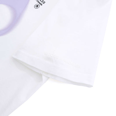 Moose Knuckles Maurice T Shirt in Milky Way Sleeve Logo
