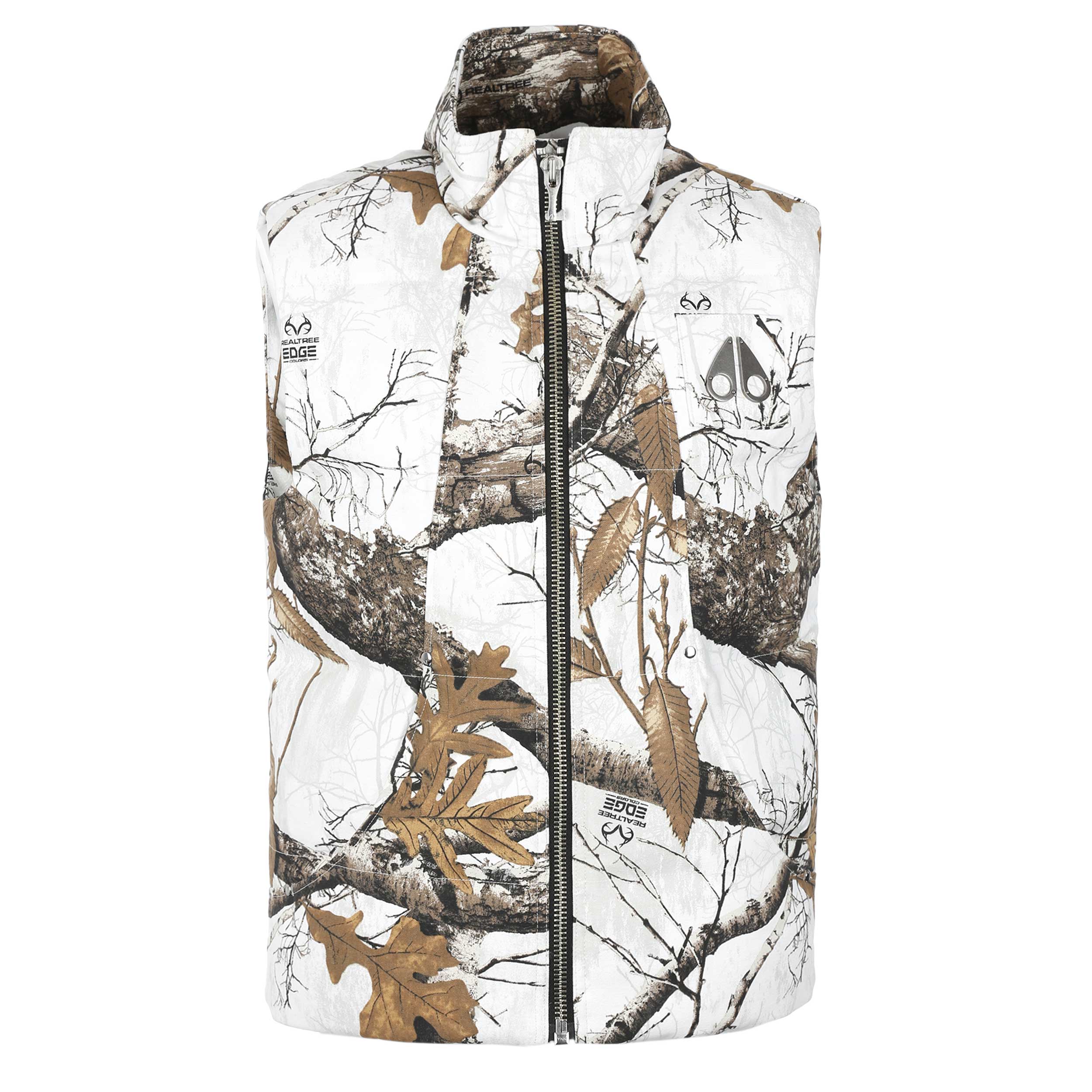 Moose Knuckles Montreal Gilet in Real Tree White