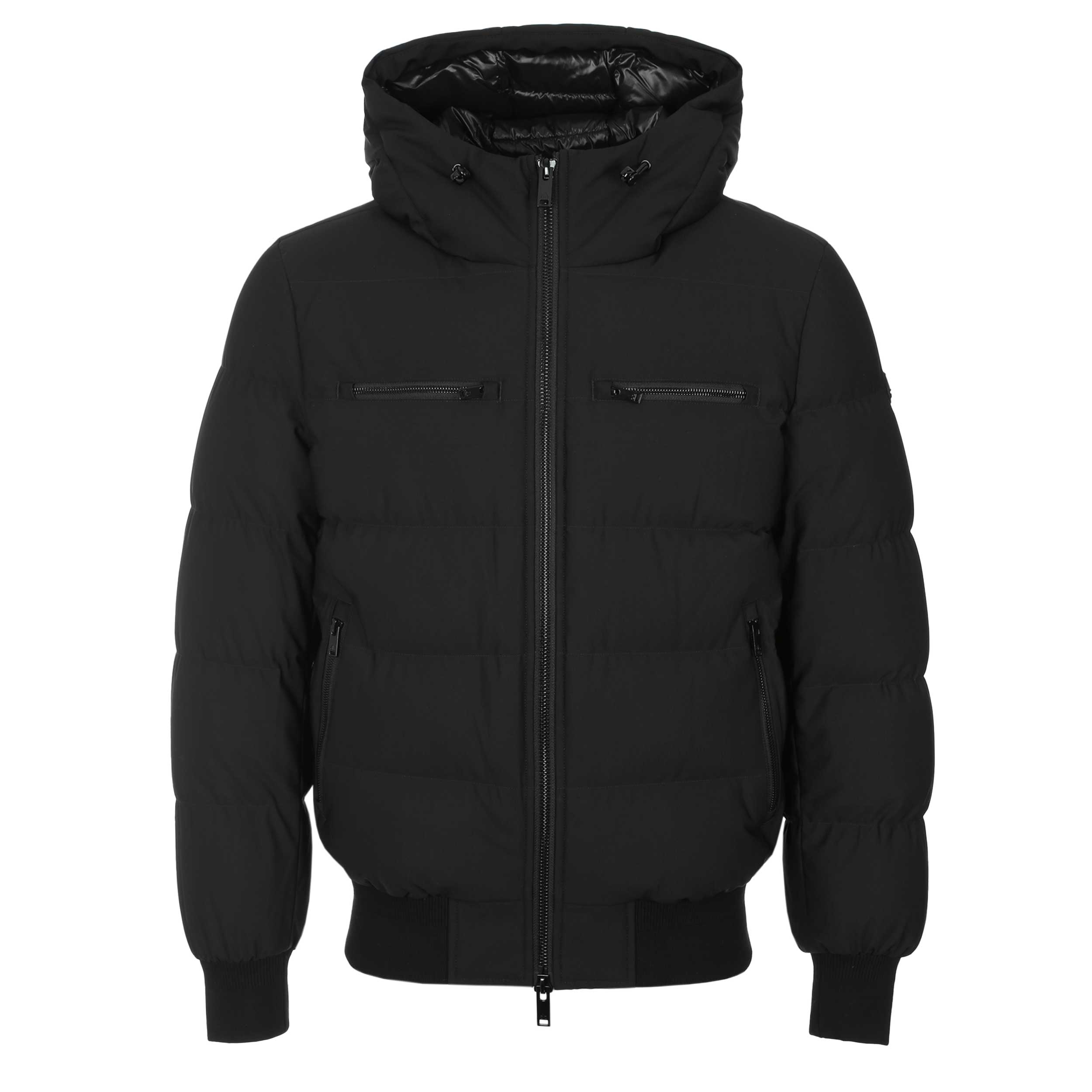 Moose Knuckles Soho Bomber Jacket in Black