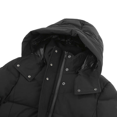 Moose Knuckles Jocada Ladies Parka Jacket in Black Hood