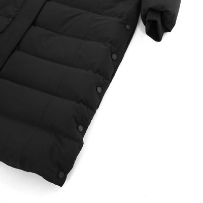 Moose Knuckles Jocada Ladies Parka Jacket in Black Side Seam