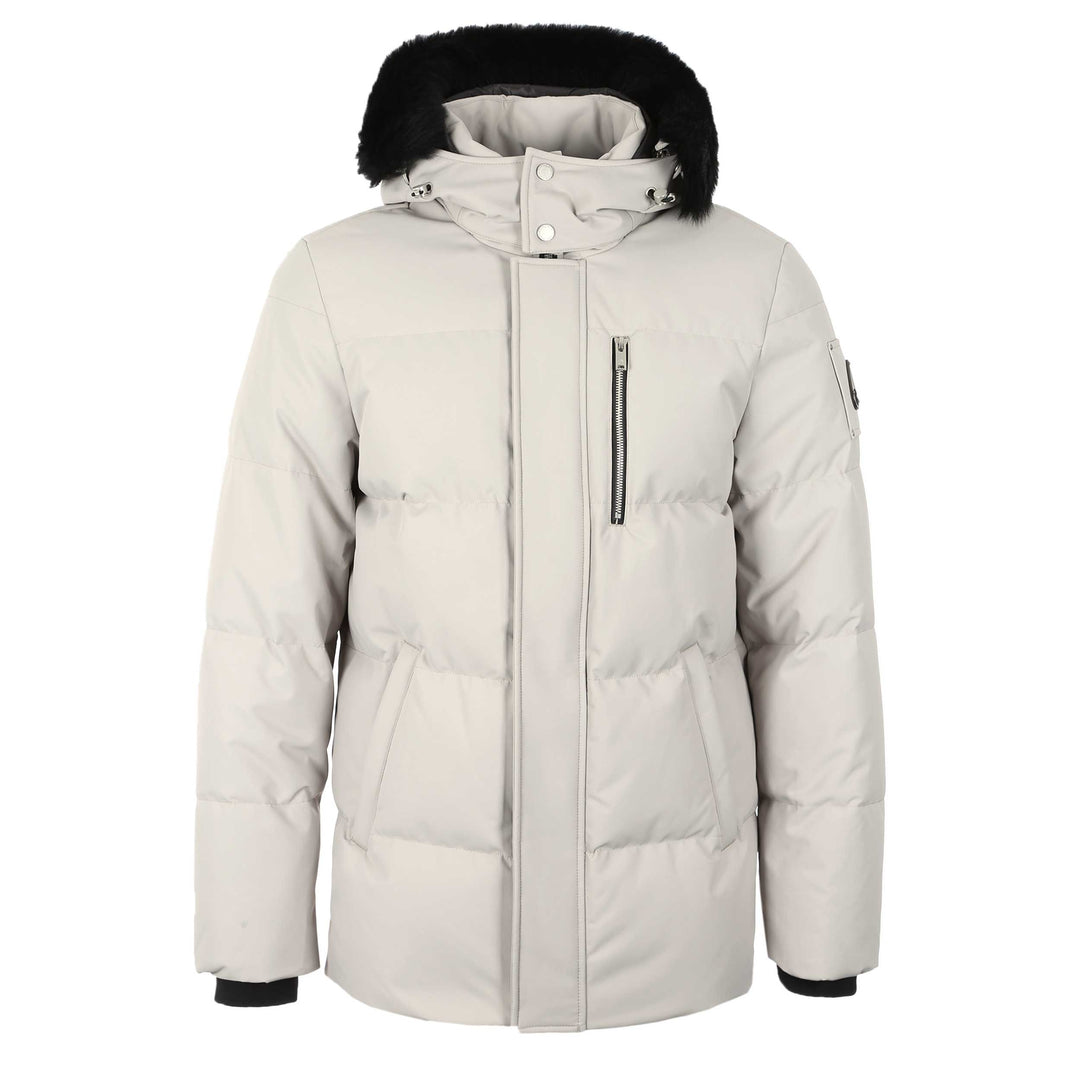 Moose Knuckles M Cloud 3Q Jacket in Dusk & Black Fur | Moose