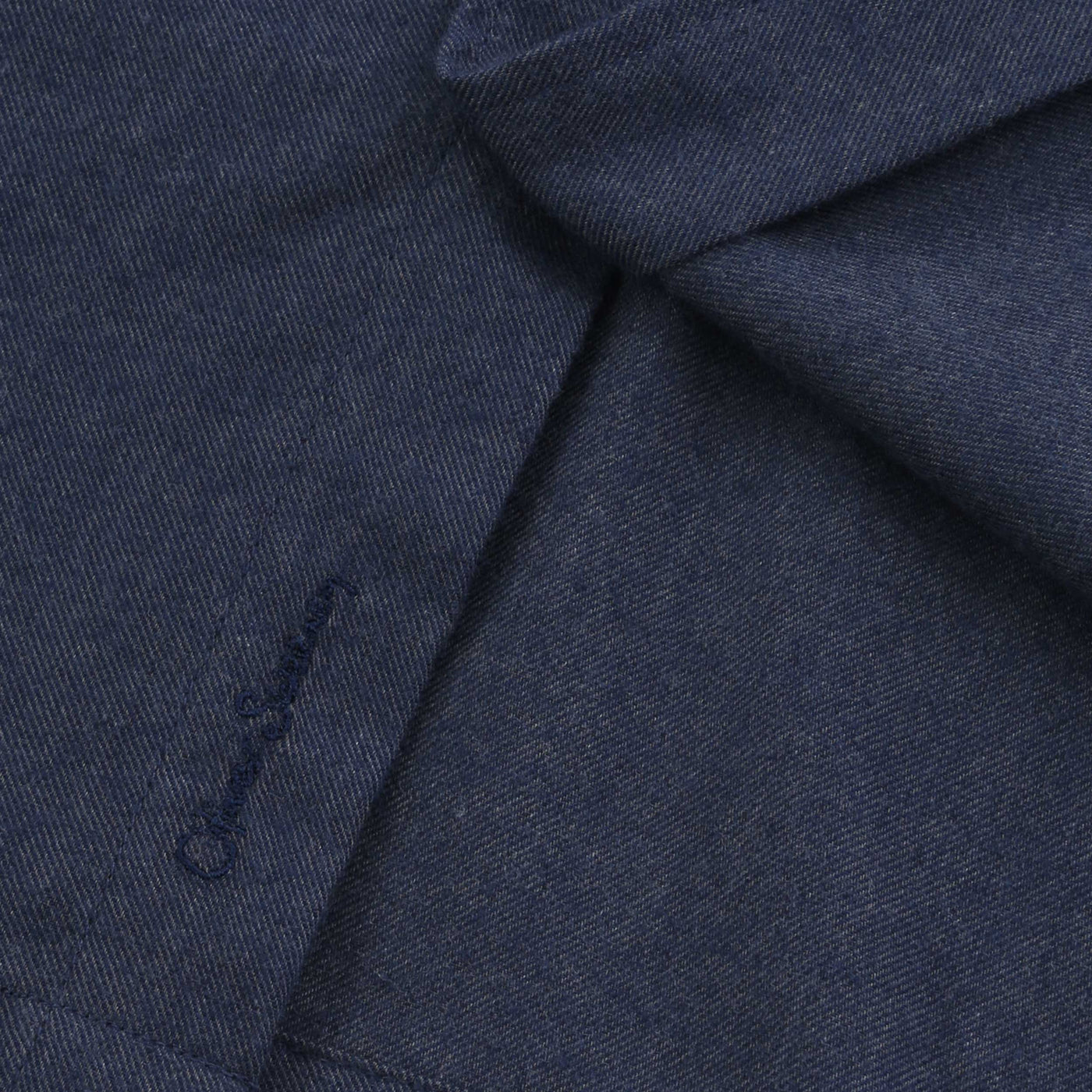 Oliver Sweeney Barnham Shirt in Mid Blue Logo