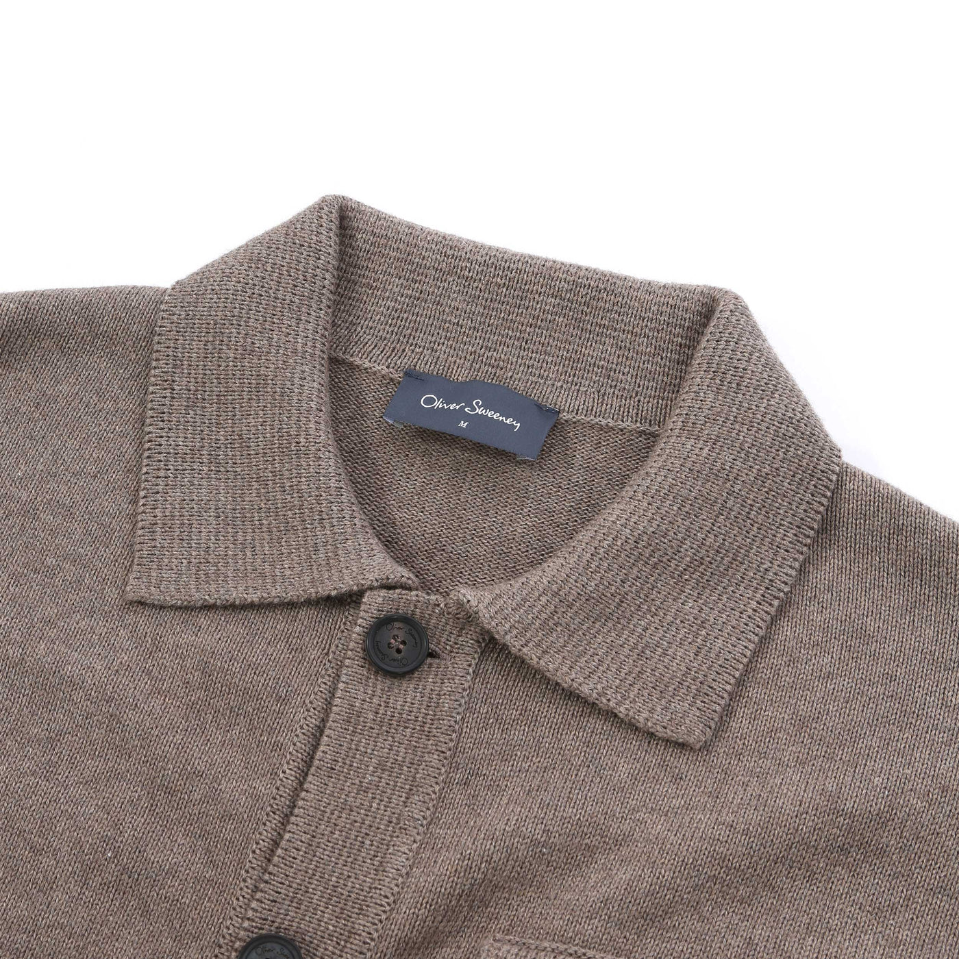 Oliver Sweeney Brecon Knit Cardigan in Mole I Oliver Sweeney Norton