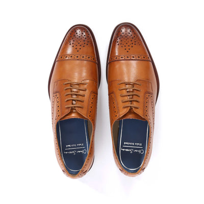 Oliver Sweeney Bridgeford Shoe in Light Tan Birdseye