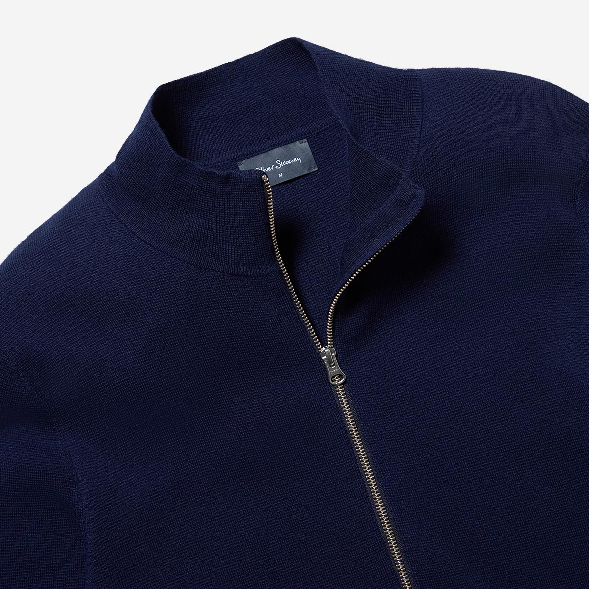 Oliver Sweeney Garstang Knitwear in Navy Placket