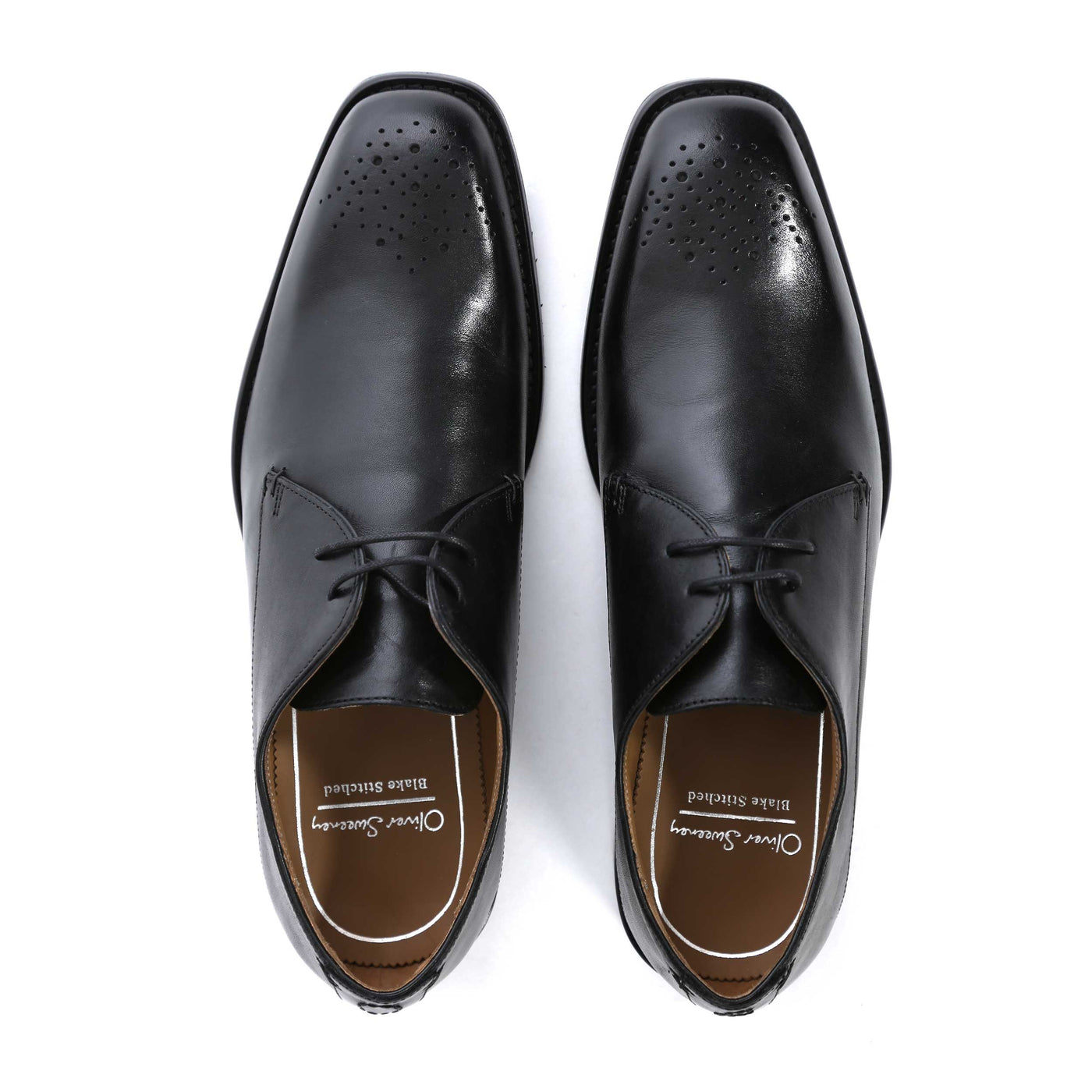 Oliver Sweeney Joel Shoe in Black Birdseye