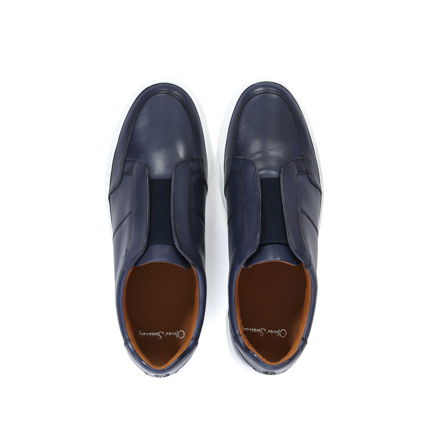 Oliver Sweeney Rende Trainer in Navy Birdseye