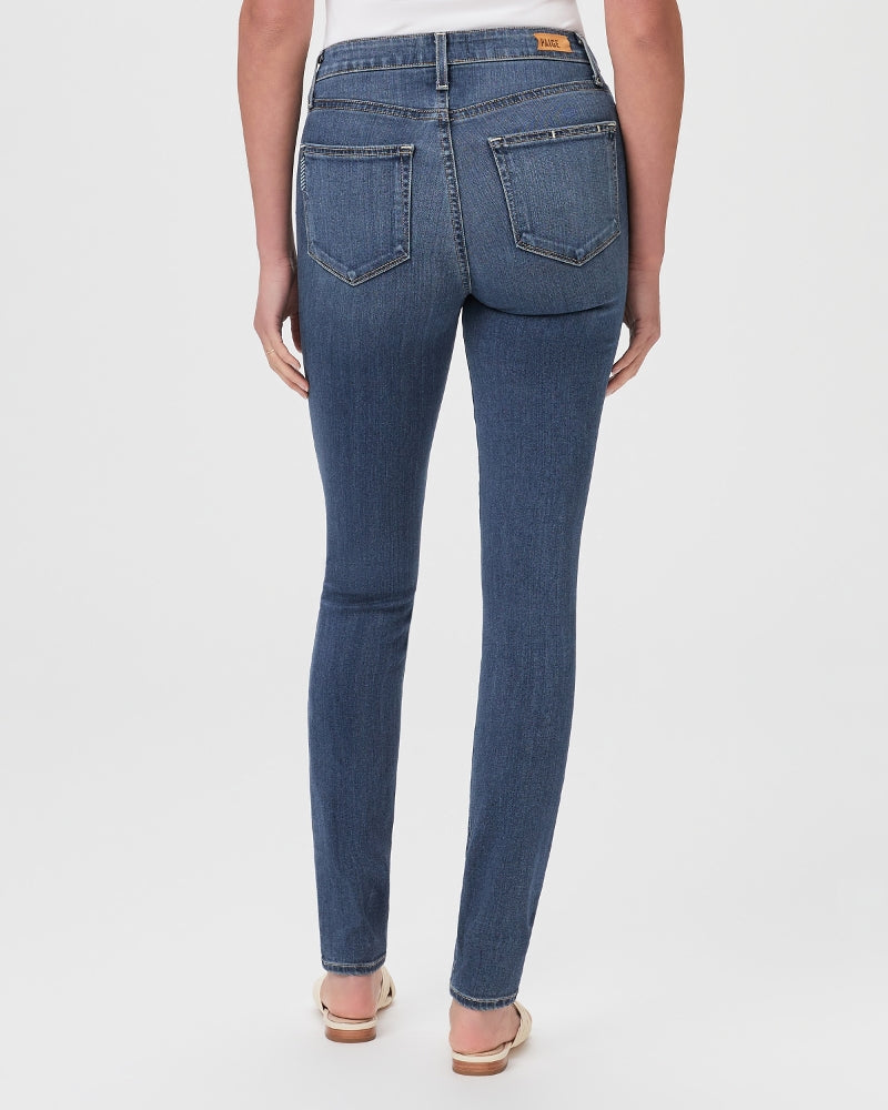 Paige Ladies Hoxton Ultra Skinny Jean in Tristan Blue Back