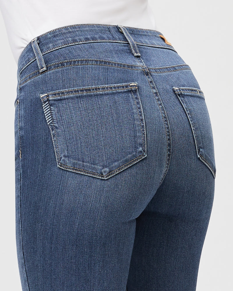 Paige Ladies Hoxton Ultra Skinny Jean in Tristan Blue Seat