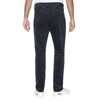 Paige Lennox Corduroy Trouser in Deep Anchor Blue Back