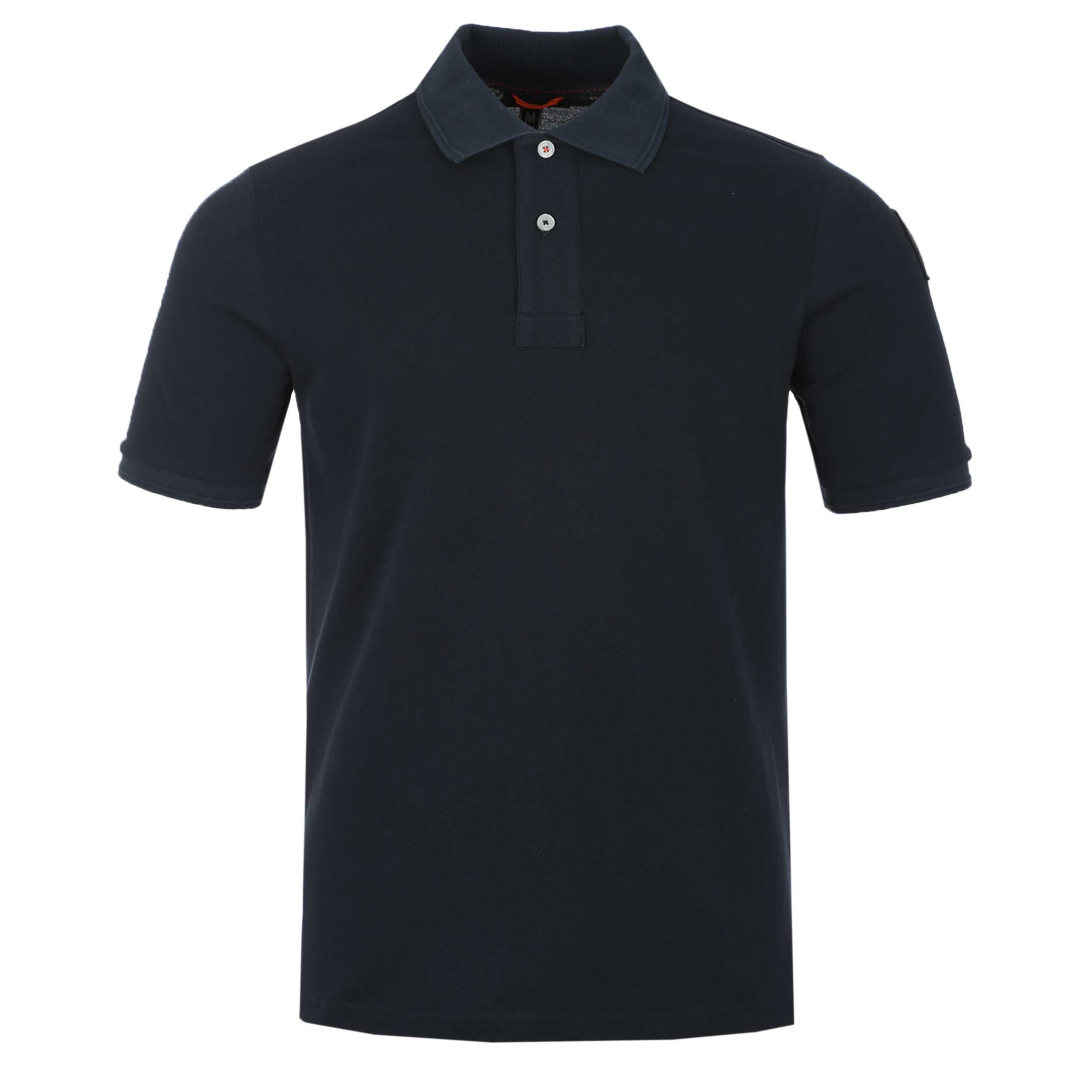 Parajumpers Gangapuma Polo Shirt in Navy