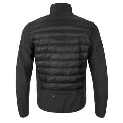 Parajumpers Jayden Quilted Fleece Jacket in Black Back