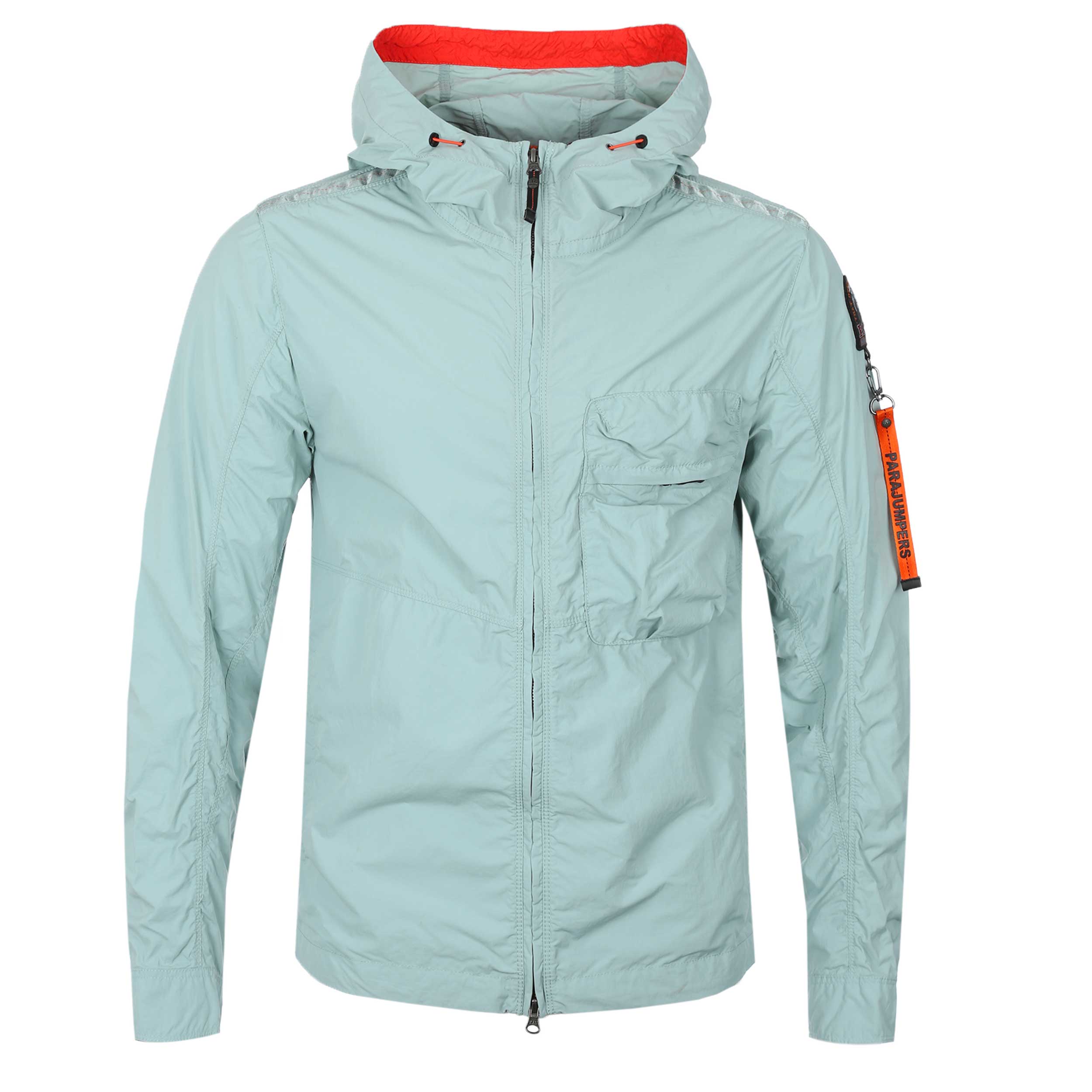 Parajumpers Nigel Hooded Jacket in Mineral Green
