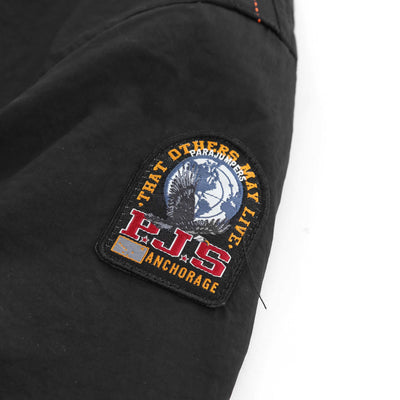 Parajumpers Rayner Overshirt in Black Logo