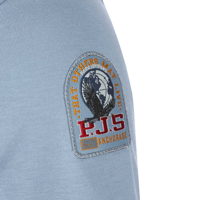 Parajumpers Shispare T Shirt in Bluestone Logo